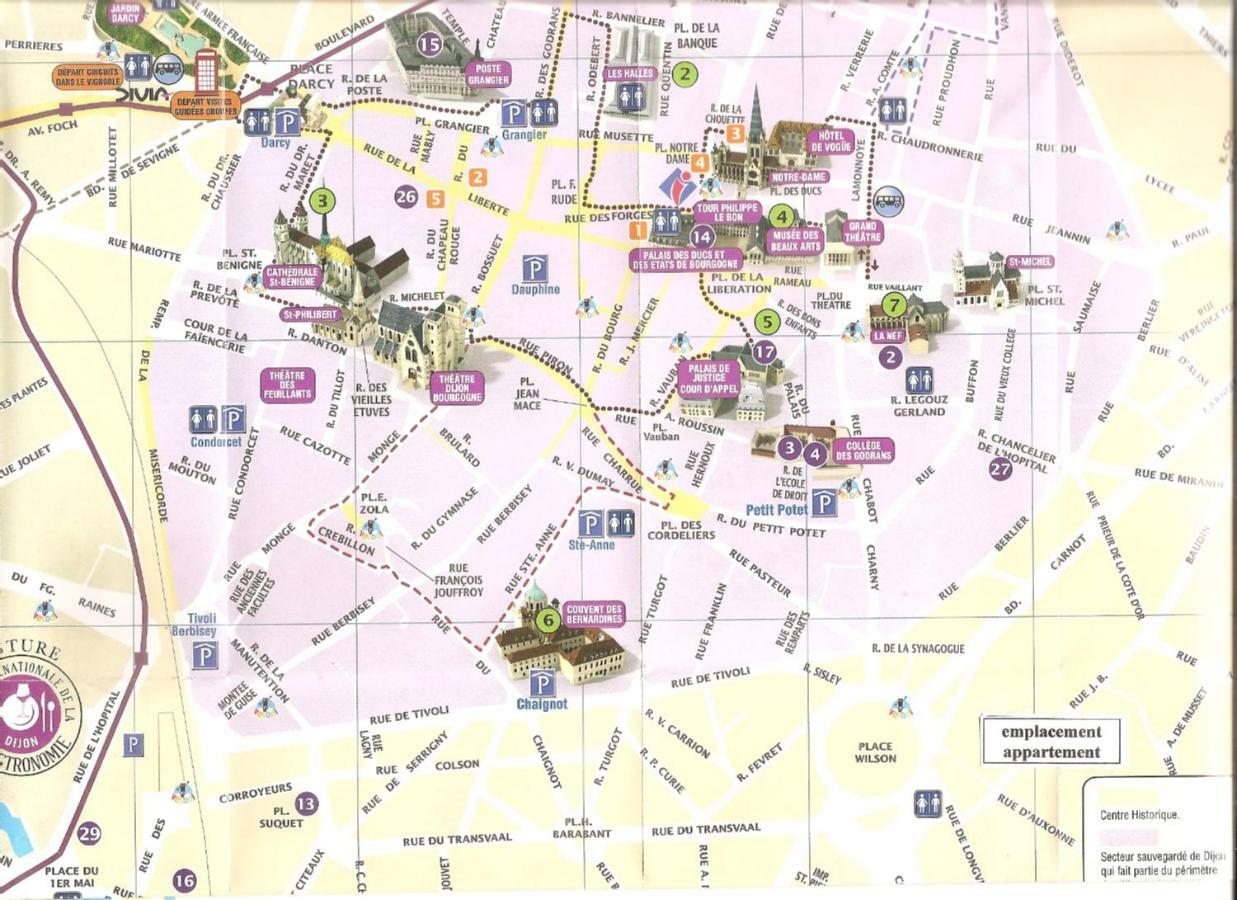 Les Burgondes Διαμέρισμα Ντιζόν Εξωτερικό φωτογραφία